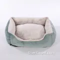 บ้านสุนัขที่เป็นมิตรกับสิ่งแวดล้อมเตียงสัตว์เลี้ยงนุ่ม